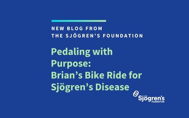 Pedaling with Purpose: Brian’s Bike Ride for Sjögren’s Disease