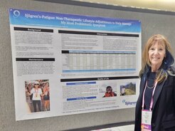 Susan Barajas at her Patient Perspective Poster at the ACR Convergence 2023 Meeting