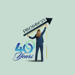 woman measuring progress and sjogren's foundation 40th logo