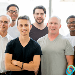 Men standing in a group